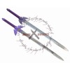 LEGEND OF ZELDA TRUE MASTER SWORD SET PURPLE HILT GODDESS BLESSED FULL TANG STEEL SWORDS-1